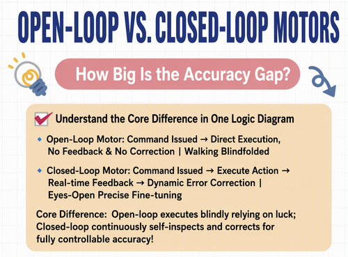 Derniers blogs de l'entreprise sur Open-Loop vs. Closed-Loop Stepper Motor Control
