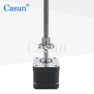 Bon prix Nema 17 moteur à vis à bille à pas linéaire 450mN.M SFK0802 moteur à pas pour CNC En ligne
