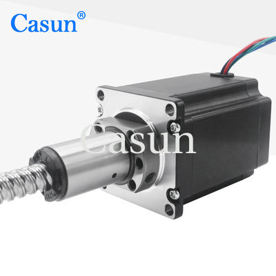 Bon prix déclencheur linéaire 76mm d'hybride de moteur pas à pas de vis de boule de la NEMA 23 de 2000mNm 4A 24mm En ligne