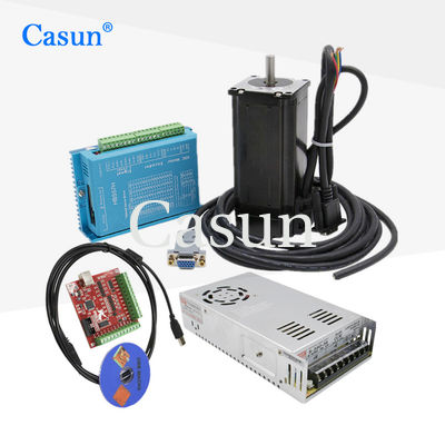 Bon prix NEMA chaude 34 de vente 8.5N.m 3 kits de moteur pas à pas de boucle bloquée d'axe avec l'encodeur magnétique pour des machines de commande numérique par ordinateur En ligne
