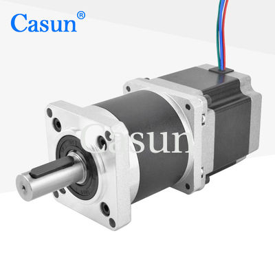 Bon prix 57*57*54mm NEMA 23 moteur à engrenage planétaire à double arbre 50/1 pour machine à extruder En ligne