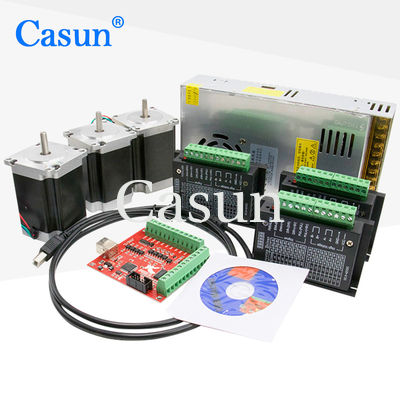 Bon prix Machine de commande numérique par ordinateur du moteur pas à pas 12N.M For de boucle ouverte d'axe du kit 4 de commande numérique par ordinateur de la NEMA 34 86x86mm En ligne