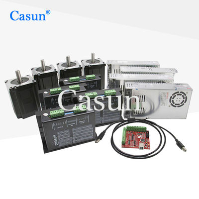 Alimentation d'énergie de l'axe 12N.M Stepper Motor Driver des kits 4 de commande numérique par ordinateur de la NEMA 23 Mach3 pour la machine de commande numérique par ordinateur
