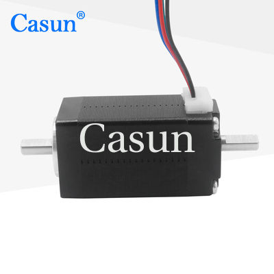 Bon prix 1,8 moteur pas à pas 20*20*38mm de double axe de la NEMA 8 de degré 40mN.M ROHS En ligne