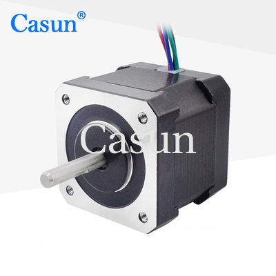 Bon prix 0.43N.M Moteur pas à pas à double arbre NEMA 17 DC avec machine d'emballage automatique En ligne