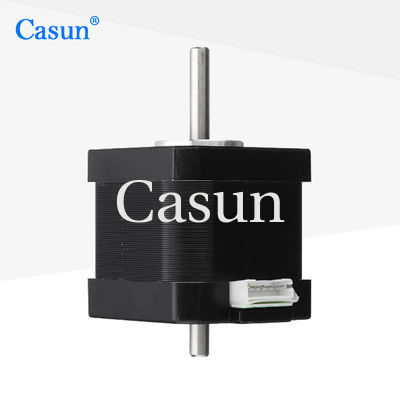 Moteur à double arbre de 20 mm de longueur NEMA 17 0.40N.M 0.4A pour tête d'impression avec CE