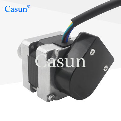 Moteur pas à pas hybride Casun Nema16 105mN.m 8.75V Moteur pas à pas de haute qualité avec encodeur et engrenage