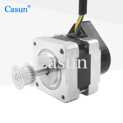 Quatre phases 3.6° NEMA 16 moteur pas à pas fermé 39 × 39 × 32 mm avec équipement à semi-conducteurs