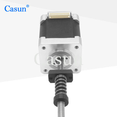 Bon prix Moteur pas à pas Casun Nema 14 Tr5X2 (P1) 360mN.m Moteur pas à pas hybride de haute précision avec arbre fileté En ligne
