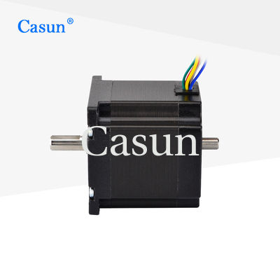 Moteur pas à pas à double arbre de 57 × 57 × 54 mm 1.0A 0.9N.m NEMA 23 avec instruments de précision