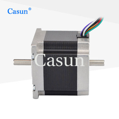 Bon prix Double arbre 1.8 degré 4 phase 1.26N.m DC NEMA 23 moteur hybride pas à pas robot CNC En ligne