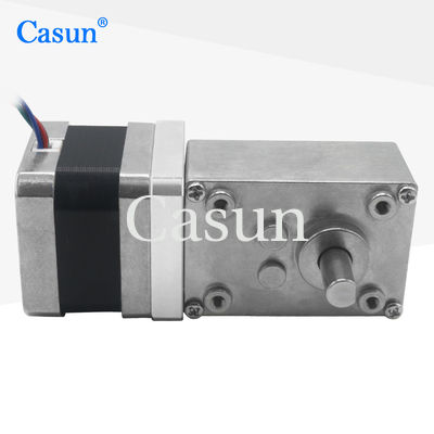 Casun Nema 17 moteur hybride pas à pas avec réducteur de vitesse Worm 270mN.m 2.93V 36:1 rapport